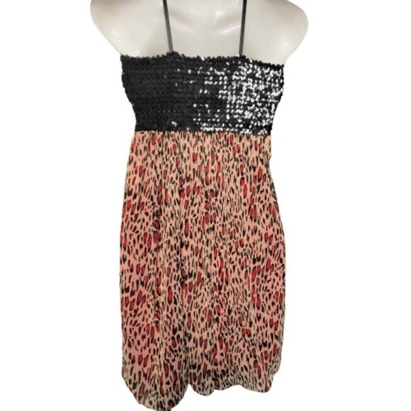 Red Sparkly Glitter Mini Dress Size S or Petite - Picture 11 of 12